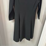 Theory Dress Scoop Neck 3/4 Sleeve Beyao Modern Crepe Size 8 Photo 5