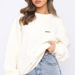 White Fox Boutique White Fox Waffle Boutique Sweatshirt Photo 0