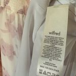 Wilfred  White And Lavender Floral Dress Size Medium‎ Photo 9