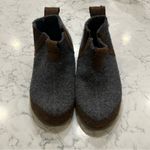 Haflinger Wool Bootie Slipper Shoes Size 37/Woman’s 6 Blue Photo 2