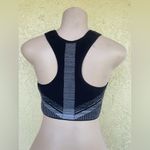 Nike  Women's Black and White Patterned Sports Bra Photo 2
