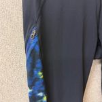 Lululemon Women Size 8 Rain-On Train-On Running Tight Pockets Windy Blooms Blue Photo 1