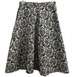 Gianni Bini  Skirt French Damask Warm Jacquard Pockets XS 2 Woven Aline Photo 1