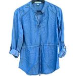 Miami  women's small denim blouse with adjustable arms Photo 0