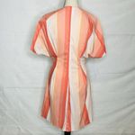 Pearl by Lela Rose Sheath Dress Womens Sz 4 Flutter Sleeve Pockets Pink Coral Photo 7