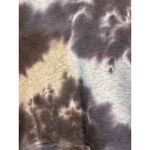 American Eagle Gray White Tie Dye Crew Neck Cropped Sweatshirt Women SM Photo 6