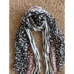 CAbi Fable Animal Print 100% Silk Neck Scarf Accessory #4030 One Size Photo 1