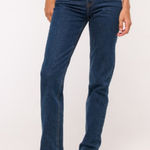 Abercrombie & Fitch Abercrombie Dark Wash 90’s Straight Ultra High Rise Jeans Photo 0