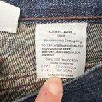 Cruel Girl  Slim Juniors Size 9 Long Bootcut Jeans Dark Wash Western Mid Rise Photo 8