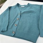 Old Navy Knit Teal Cardigan XL Photo 3