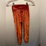 NWT Lanston sport copper velvet two piece set jogger bra sz XS Orange Photo 1