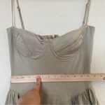 House Of CB HOUSE OF‎ CB S D- DD  'Samaria' Taupe Corset Sun Dress NWOT S Plus Cup Photo 8