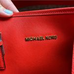 Michael Kors  Red Large Purse Photo 3