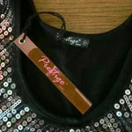 New with Tags Sequin Bodycon Mini Tube Dress Size Medium Party Date Night Disco Silver Photo 4