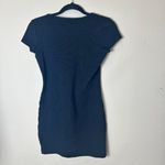 Princess Polly  Cap Sleeve Mini Dress Size 6 Ribbed Bodycon Black Photo 5