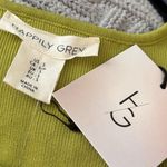 HAPPILY GREY Green Ribbed Cropped Top Photo 6