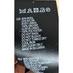 Reiss Camel Tan Wool l Double Breasted Long Coat Size 2 Photo 6