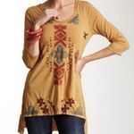 Johnny Was JWLA Tunic Top Women Size S Embroidered Southwest Aztec Boho Western Photo 0