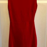 Lulus  Red Cutout Back Sleeveless Bodycon Mini Dress Women Small Holiday Festive Photo 0