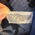 Kate Spade New York x Target One Shoulder Blue Floral Linen Jumpsuit Size 12 Photo 5