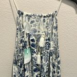 Sigrid Olsen  linen seashell  material Maxi Dress coastal artsy Photo 3