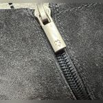 Lucky Brand leather zip up booties, navy blue Photo 3