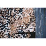 Ruby Rd . Size M Linen Lightweight Shacket Jacket Button Front Brown & Black Casual Photo 5