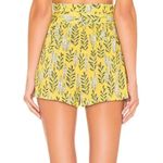 Agua Bendita  x Revolve Addison Tie Belted Short in Yellow Floral Photo 2