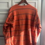IZOD Striped orange sweater Photo 2