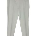Piazza Sempione Emanuela White Cotton Blend Side-Zip Trousers Made in Italy Photo 2