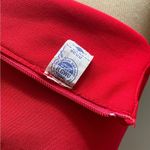 Vintage 1960s mod red maxi dress with glitter waist Size L Photo 12