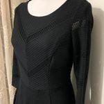 LC Lauren Conrad Black Overlay Dress Photo 8