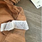 ZARA  One Shoulder Brown Striped Beaded Tie Waist Sleeveless‎ Blouse Size S NWT Photo 10