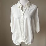 Rag and Bone  White Tie Shirt Photo 1
