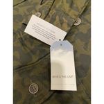 Skyes The Limit Women's Camo Cinch Waist Denim Military Look Jacket Large NWT Green Photo 3