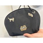 VTG Embroidered Black Purse & Coin Purse Set Cute Cats & Kittens Design, 4"x7.5" Photo 3