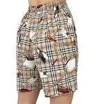 Vintage LL Sport Plaid Golf Print Shorts. Size 12 Tan Photo 7