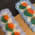 Romwe  Anime 2pcs Floral Embroidery Hair Clip - 257 Photo 1