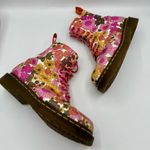 Dr. Martens 🌺🌸 RARE  Pascal‎ Vintage Pink Daisy Flower Power Boots 🌸🌺 Photo 2