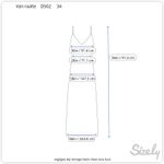 nightgown satin lace vintage sheer 1950s Blue Size M Photo 2