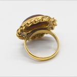 Vintage Cocktail Ring Gold Photo 4