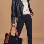 Lulus Weekend Traveler Black and Cognac Tote Bag Photo 0