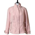 Chico's Chico’s Women’s Coat Moto Style Zip Front Jacket Pink Size 2 Women's Size M Photo 13
