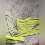 Klassy Network NWT  Lime Green Halter Top LARGE Photo 3