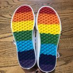 Vans Old Skool Shoe Sneaker Low top White Rainbow Pride Photo 3