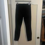 Mother The Looker Ankle Fray in Guilty Party Racer Black Skinny Jeans Size: 25 Photo 2