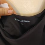 We Wore What  Size Medium M Black Bra Cropped Soft Comfortable Sportswear Photo 3