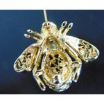 Joan Rivers HOLLY JOLLY BEE PIN BROOCH Holiday Christmas Holly Berries Green Red Photo 8