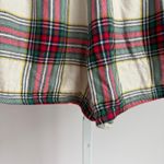 Aerie  Shorts Size L White Multi-color Plaid‎ Photo 9