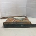 ANUSCHKA Women’s Aztec Style Handbag Multicolored Size 11X2.5X10.5 Genuine Leather Green Photo 5